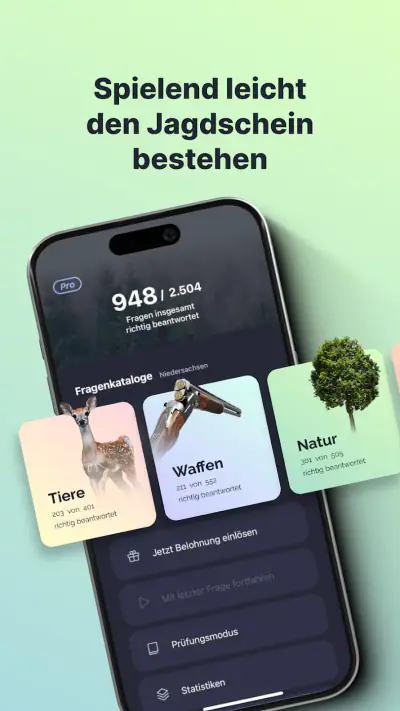 Jagdcoach: Jagdschein, Prüfung screenshot 1