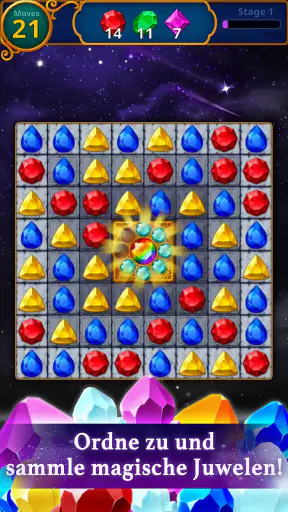 Jewels Magic: Mystery Match3 screenshot 1
