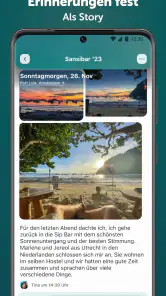 Journi Blog - Reisetagebuch screenshot