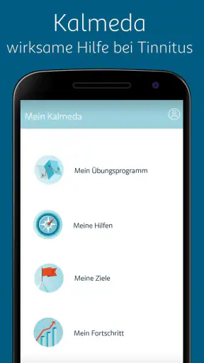 Kalmeda Tinnitus-App screenshot 1