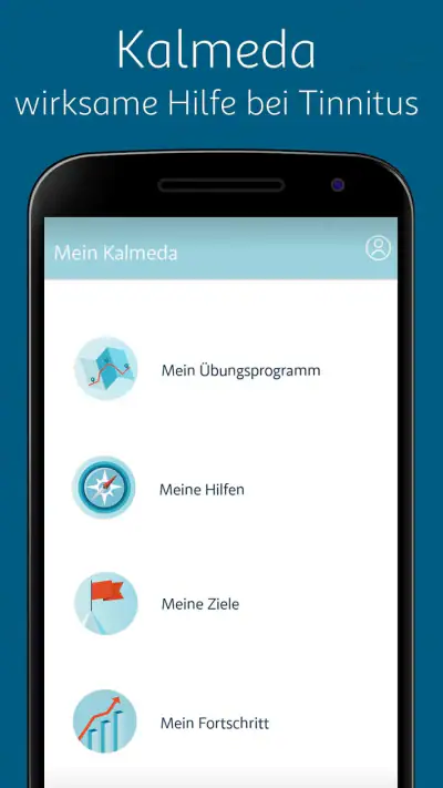 Kalmeda Tinnitus-App screenshot 1