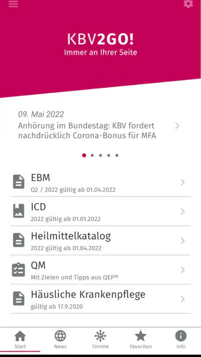 KBV2GO! screenshot 1