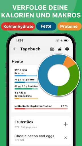 Keto Diät - Low Carb Rezepte screenshot 1
