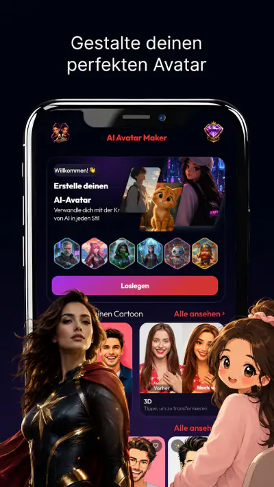 KI Avatar & Cartoon Maker screenshot 1