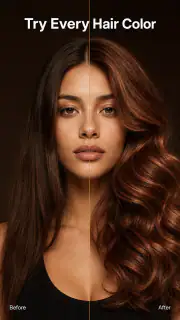 KI Haarfarbe & Frisuren testen screenshot 1