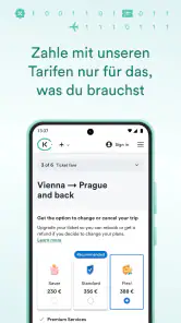 Kiwi.com – billig Flüge buchen screenshot