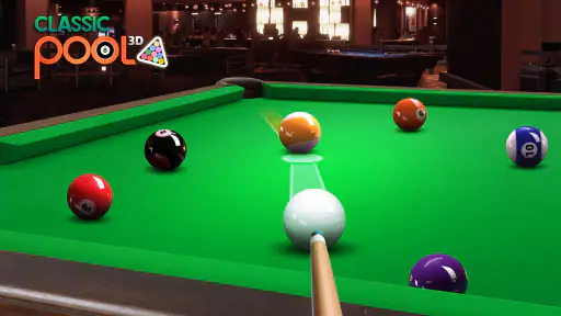 Klassisches Pool 3D - 8 Bälle screenshot 2