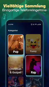 Klingeltöne Lieder für Android screenshot
