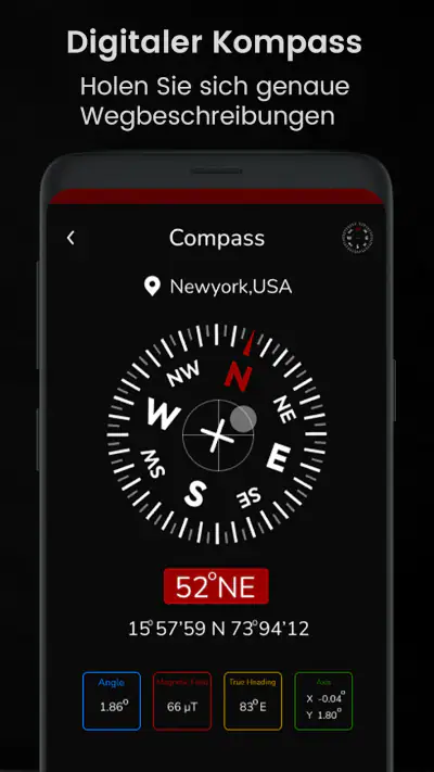 Kompass : Digital Compass screenshot 1
