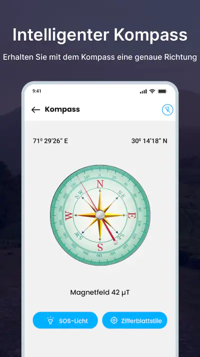 Kompass: Intelligenter Kompass screenshot 1