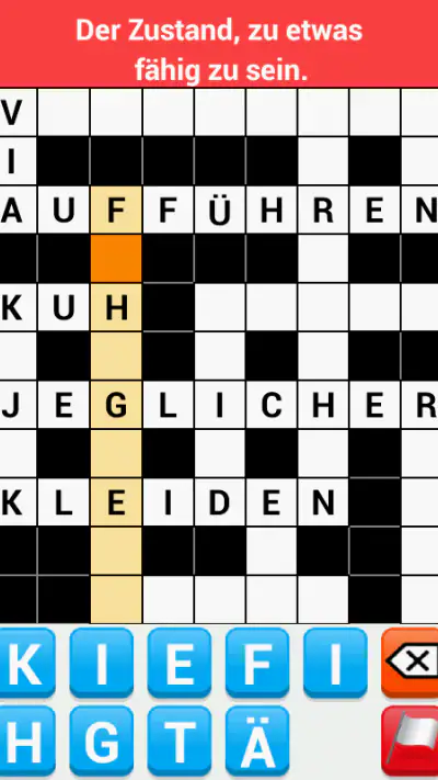 Kreuzworträtsel Deutsch screenshot 1