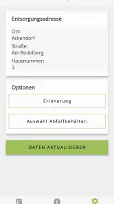 KsB Abfall- und Wertstoffapp screenshot
