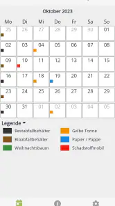 KsB Abfall- und Wertstoffapp screenshot