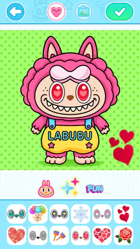 Labubu Coloring Games for Kids screenshot 1