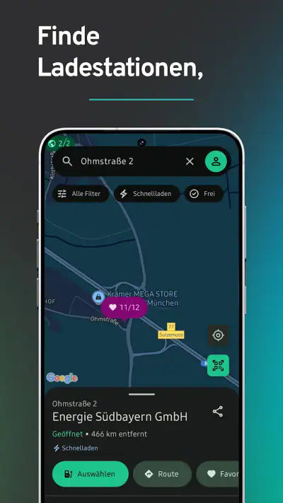 ladeapp - E-Auto Ladestationen screenshot 1