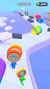 Layer Man 3D: Laufen & Sammeln screenshot