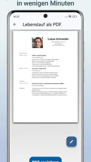 Lebenslauf erstellen & PDF screenshot 1