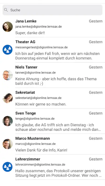 LernSax screenshot 1
