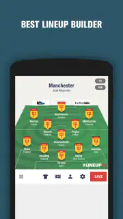 LINEUP11: Fußballaufstellung screenshot 2