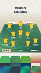 LINEUP11: Fußballaufstellung screenshot