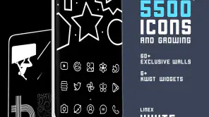 LineX White Icon Pack screenshot 1