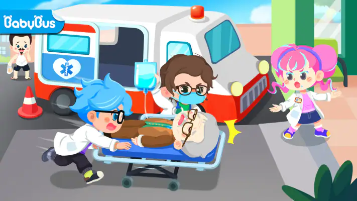 Little Pandas Stadt: Klinik screenshot 1