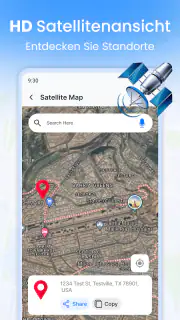 Live Erde:GPS-Satellitenkarten screenshot 2