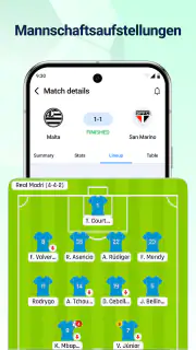 Live Fußball Ergebnisse screenshot 3