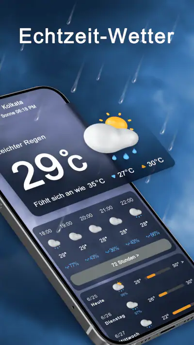 Live-Wetter & Regenradar screenshot 1
