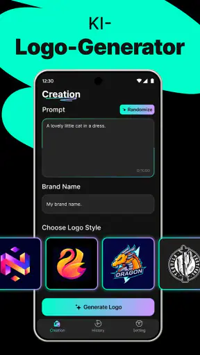 Logo Maker - KI Design screenshot 1