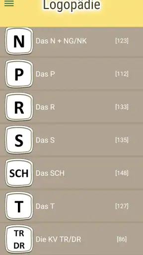 Logopädie App : Übungen  [PMQ] screenshot 1
