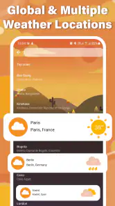 Lokale Wettervorhersage screenshot