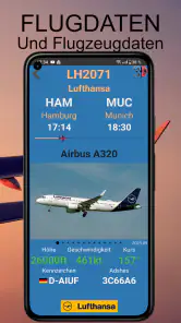 Luftverkehr - Flugradar screenshot
