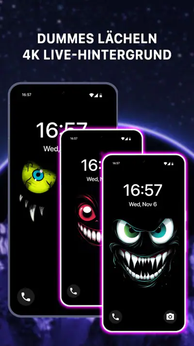 Lustiges Lächeln 4K Wallpaper screenshot 1