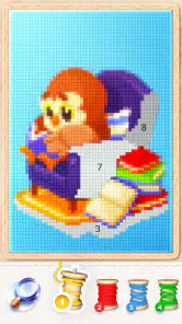 Magic Cross-Stitch: Malspiele screenshot