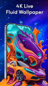Magic Fluid: 4D Live Wallpaper screenshot
