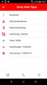 Malteser Erste-Hilfe App screenshot