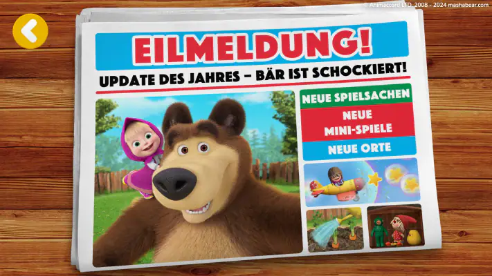 Mascha und der Bär: Tamagotchi screenshot 1