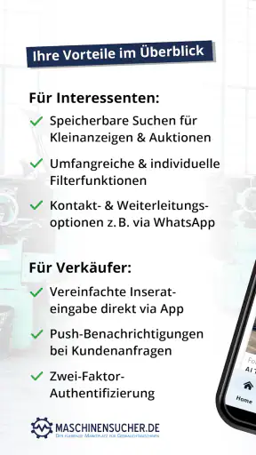 Maschinensucher screenshot 1