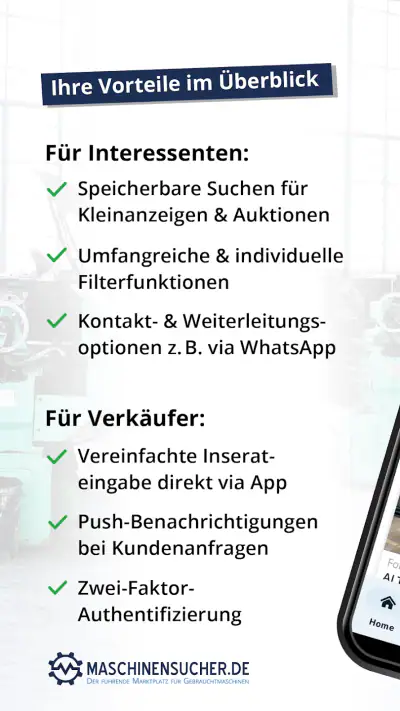 Maschinensucher screenshot 1