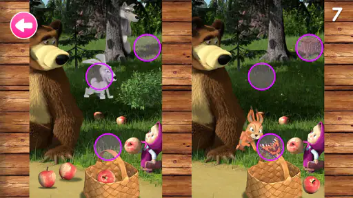Mascha und der Bär. Lernspiele screenshot