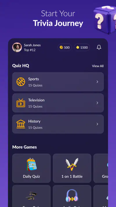 Masters of Trivia - Quiz Tests screenshot 1