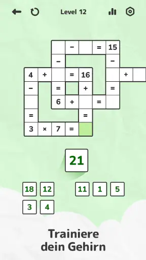 Math Crossword — Zahlenrätsel screenshot 1
