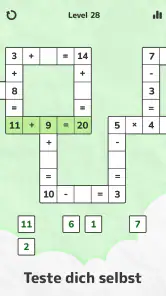 Math Crossword — Zahlenrätsel screenshot