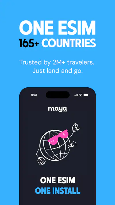Maya Mobile: Travel eSIM screenshot 1