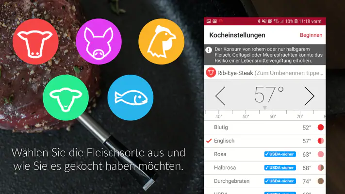 MEATER® Smart-Fleischthermomet screenshot 1