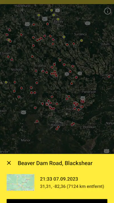 Mein Blitz-Tracker screenshot 1