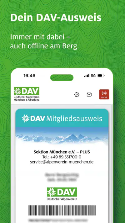 Mein DAV+ screenshot 1