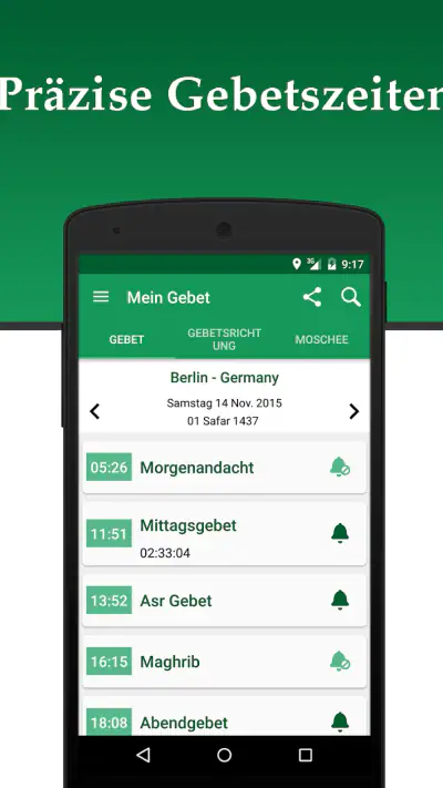 Mein Gebet: Qibla, Athan,Quran screenshot 1