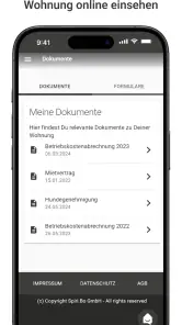 Meine WBG Lünen screenshot